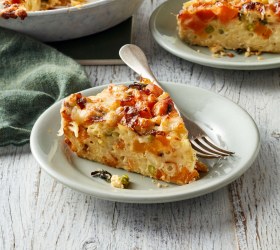 Impossible Pasta Pie